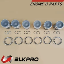 6* PISTON + Ring Set For Dodge Ram 5.9L Cummins 24V 04-06 STD OEM 6089669