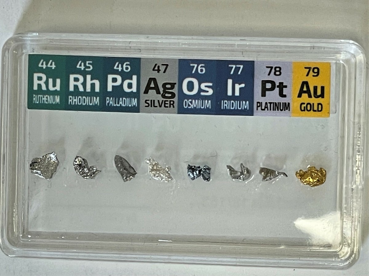 Ruthenium Rhodium Palladium Osmium Iridium Platinum Gold Micro 1
