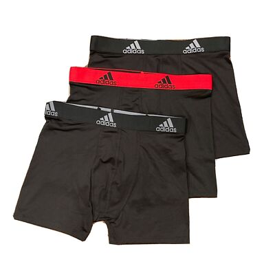 Set of adidas Boy's Boxer Brief Midway Size XL 18-20 Athletic Underwear  - Main Image