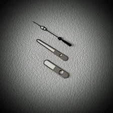 HANDS SET MM300 STYLE GUNMETAL POLISHED C3 / SEIKO MOD SKX SKX007 NH35 NH36 NH34