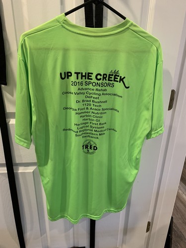 UP THE CREEK WITHOUT A PEDAL ** GEDENK TECH SHIRT ** XL - S/S ** ROME GA - Bild 3 von 3
