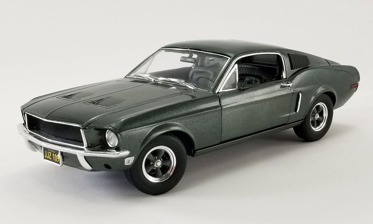 1:18 1968 Ford Mustang GT Fastback -- Bullitt -- Greenlight