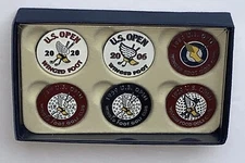 2020 U.S. Open golf ball markers winged foot 6 pack bryson dechambeau wins new