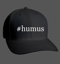 #humus - Adult Hashtag Baseball Cap Hat NEW RARE