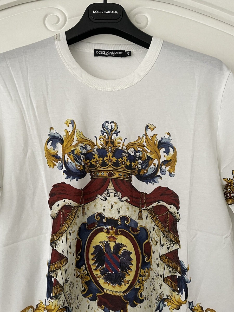 Dolce&Gabbana The Heraldic Sicilia Collection Coat Of Arms T-Shirt