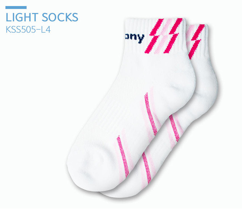Носки для бадминтона Kimony со средним вырезом, женские спортивные носки [230 ~ 250 мм], NWT KSS505-L4