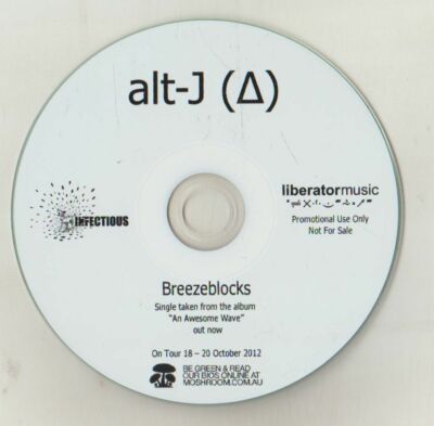 C.D.MUSIC  H949 ALT - J  BREEZEBLOCKS   SINGLE    TRACK