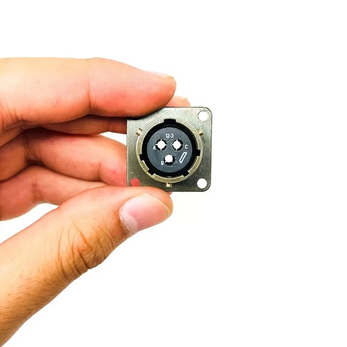 Amphenol MS3122E12-3S Circular Connector Receptacle with M39029/32-247 Contacts - Picture 7 of 13