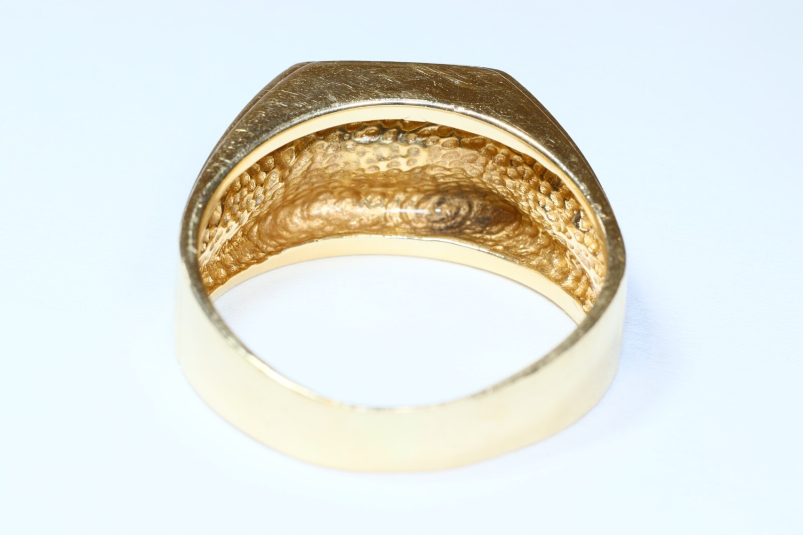 Mens Diamond “natural” solitaire Ring, Stunning 1… - image 5