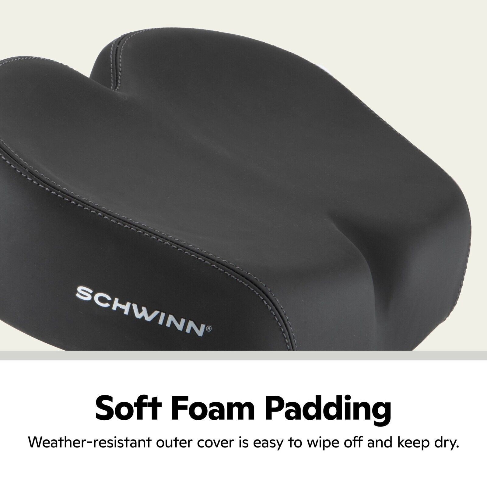No Pressure Bicycle Bike Seat Ergonomic Noseless Comfort Saddle Soft Wide Sale