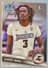 2023-24 Bowman University U Chrome Basketball #69 RC Garwey Dual 1st Providence
