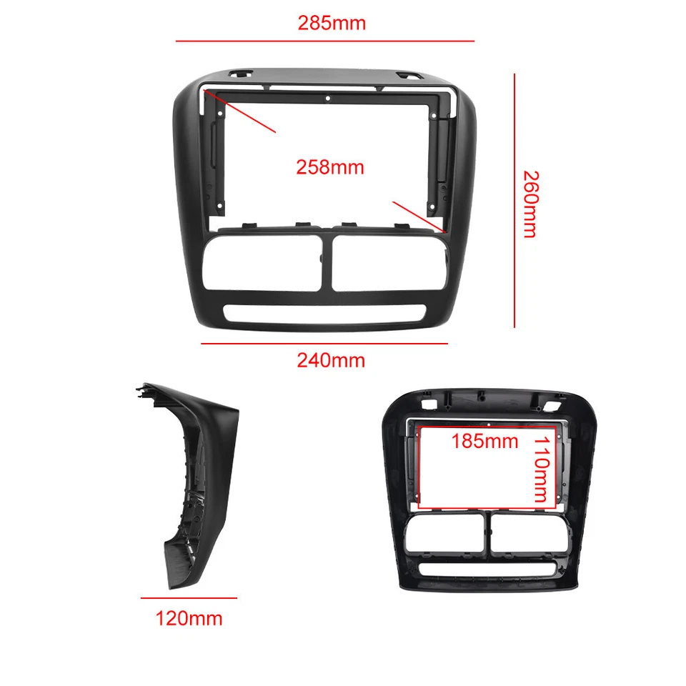32GB Android 15 Autoradio GPS Navi WiFi RDS für Fiat Doblo MK2 263 Opel Combo D - Bild 2 von 4