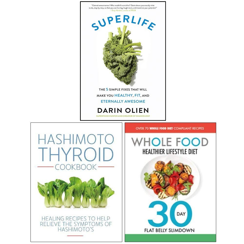SuperLife,Hashimoto Thyroid,The Whole Food 3 Books Collection Set Paperback NEW
