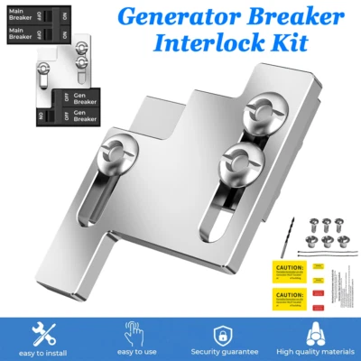 For GE 100 Amp Panel Main / Gen Breaker Panels Generator Interlock Kit