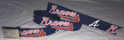 Atlanta Braves BELT Buckle Baseball Fan Game Gear Team Pro MLB Apparel Shop New