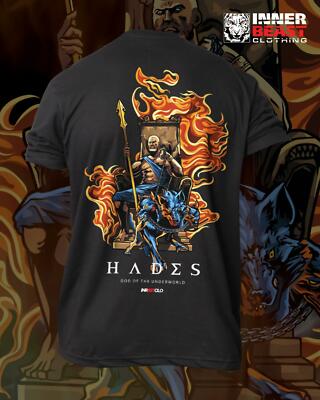 Men HADES Unisex T-Shirt Short Sleeve Basic Tee Casual Sport Top 