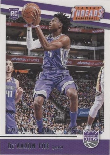 2017-18 Panini Threads - De'Aaron Fox #90 (RC) PSA10 | eBay
