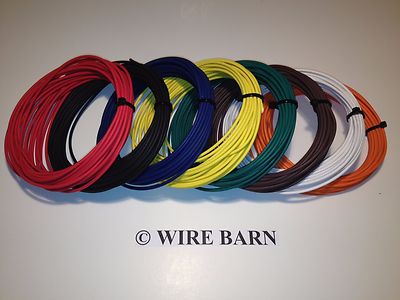 AUTOMOTIVE WIRE - 12 GAUGE -HIGH TEMP GXL WIRE - 8 COLORS - 25' EACH COLOR - Foto 11