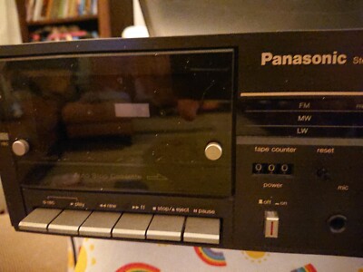 PANASONIC SG-V04 STEREO 3-BAND RADIO, CASSETTE DECK, RECORD PLAYER