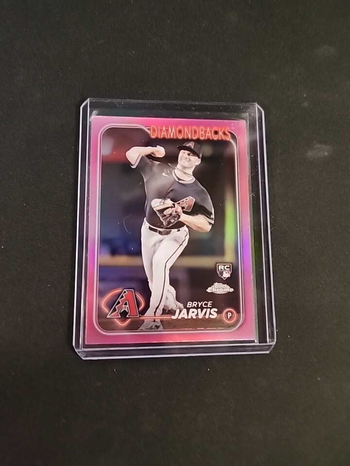 2024 Topps Chrome - Pink Refractor #75 Bryce Jarvis (RC)
