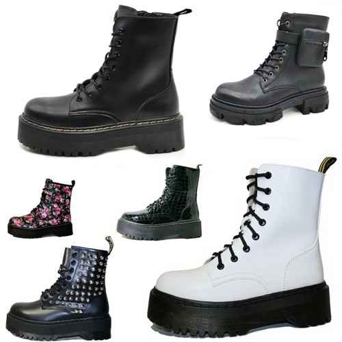 Anfibi con platform donna collezione autunno inverno 2021