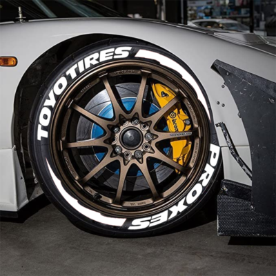 TOYO TIRES PROXES + Stripes Tire Letters Sticker 1.06'' 14''-22