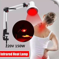 Profi 150W Infrarotlampe WäRmelampe WäRmestrahler Rotlichtlampe Klipp Heizlampe