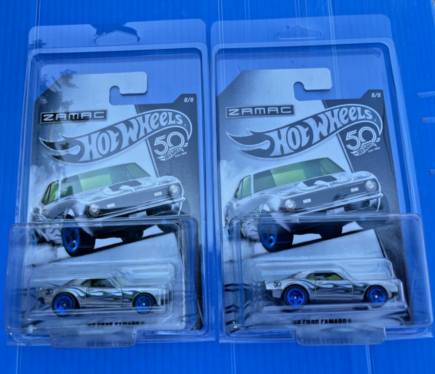 2017 Hot Wheels '68 Copo Camaro  Zamac  Set Of 2  Rare