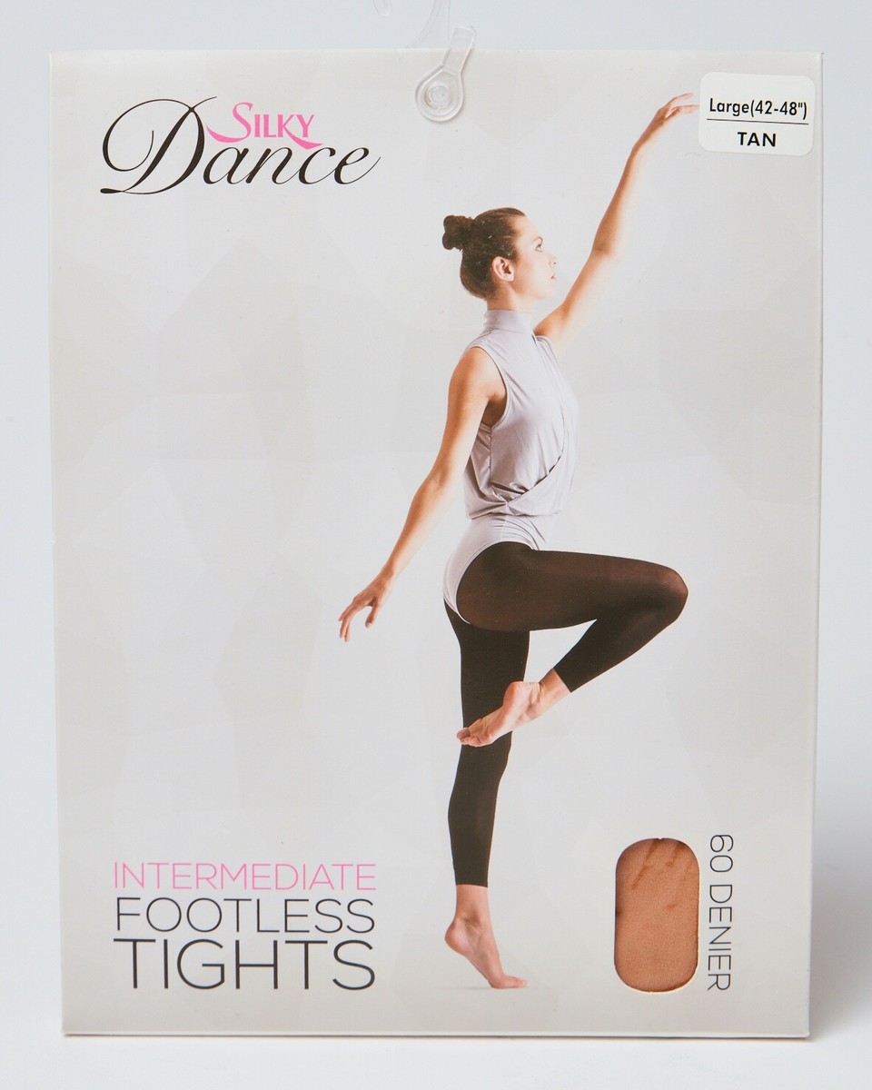 Silky Dance Intermediate Footless Tights 60 Denier TAN All