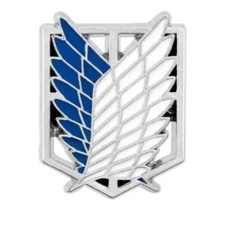 Attack on Titan Pin Wings of Freedom Anime Cosplay Brooch Badge Gift