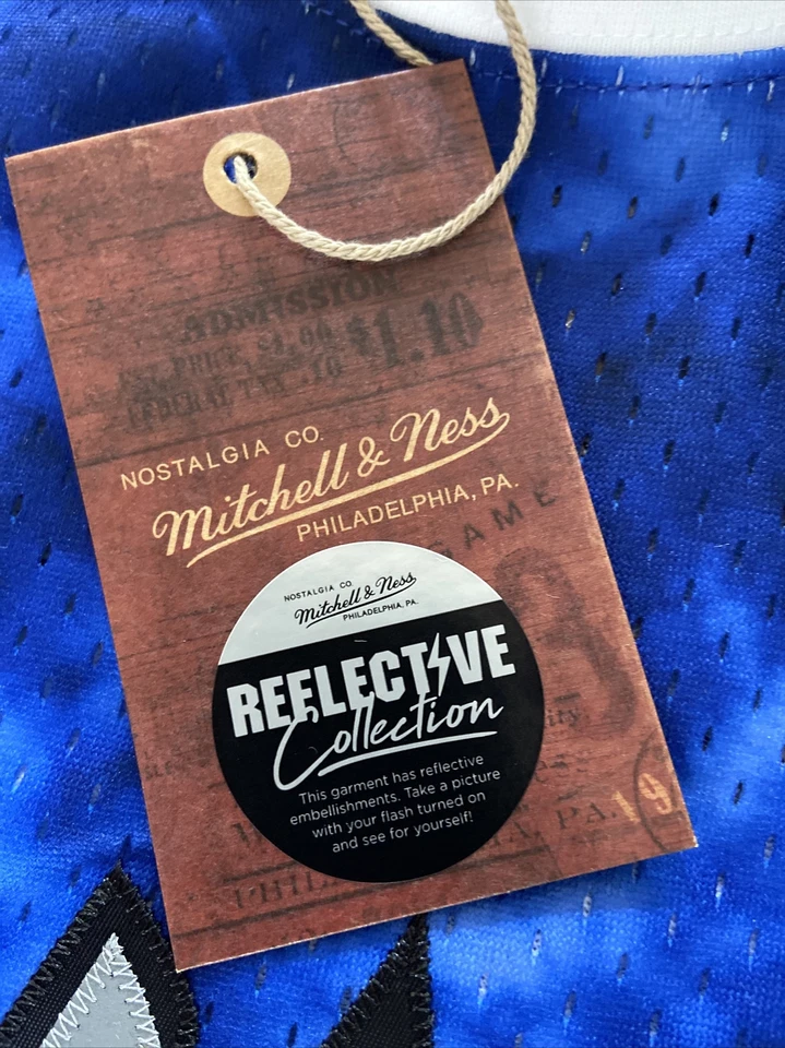 Camiseta Mitchell & Ness NBA Orlando Magic Hardaway Talla M Nueva con Etiquetas Azul 1994 #1 Para Hombre’s Foto 4 de 4