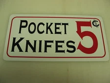 Vintage style Pocket Knife Sign General Store Shop 