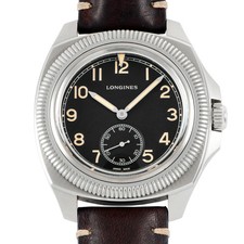 Longines Pilot Majetek L2.838.4.53.9 St.Steel Black Dial Automatic