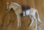 Vintage Johnny West Horse Toy With Saddle and Reins