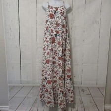 Old Navy Dress 3X Floral Maxi Tiered Ruffle Boho Peasant Cottagecore Festival