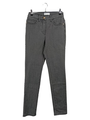 Judith Williams Damen Jeans Slim Fit Grau Gr. 36 W28 S