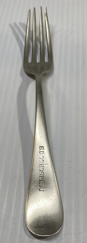 Hospital S D Co Nickel Silver Rogers Dinner Fork 1930-40