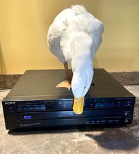 Sony CDP-C225 5-Disc CD Changer Player w/ Shuffle No Remote Tested