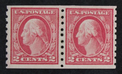CKStamps: US Stamps Collection Scott#413 2c Mint H OG Gum Dist, 24 1/2mm
