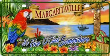 Jimmy Buffett's Officially Licensed It's 5'Oclock Somewhere Margaritaville Plate