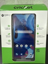 Motorola Moto G - 32GB - Deep Indigo Cricket Wireless 6.5" HD 5MP NIB