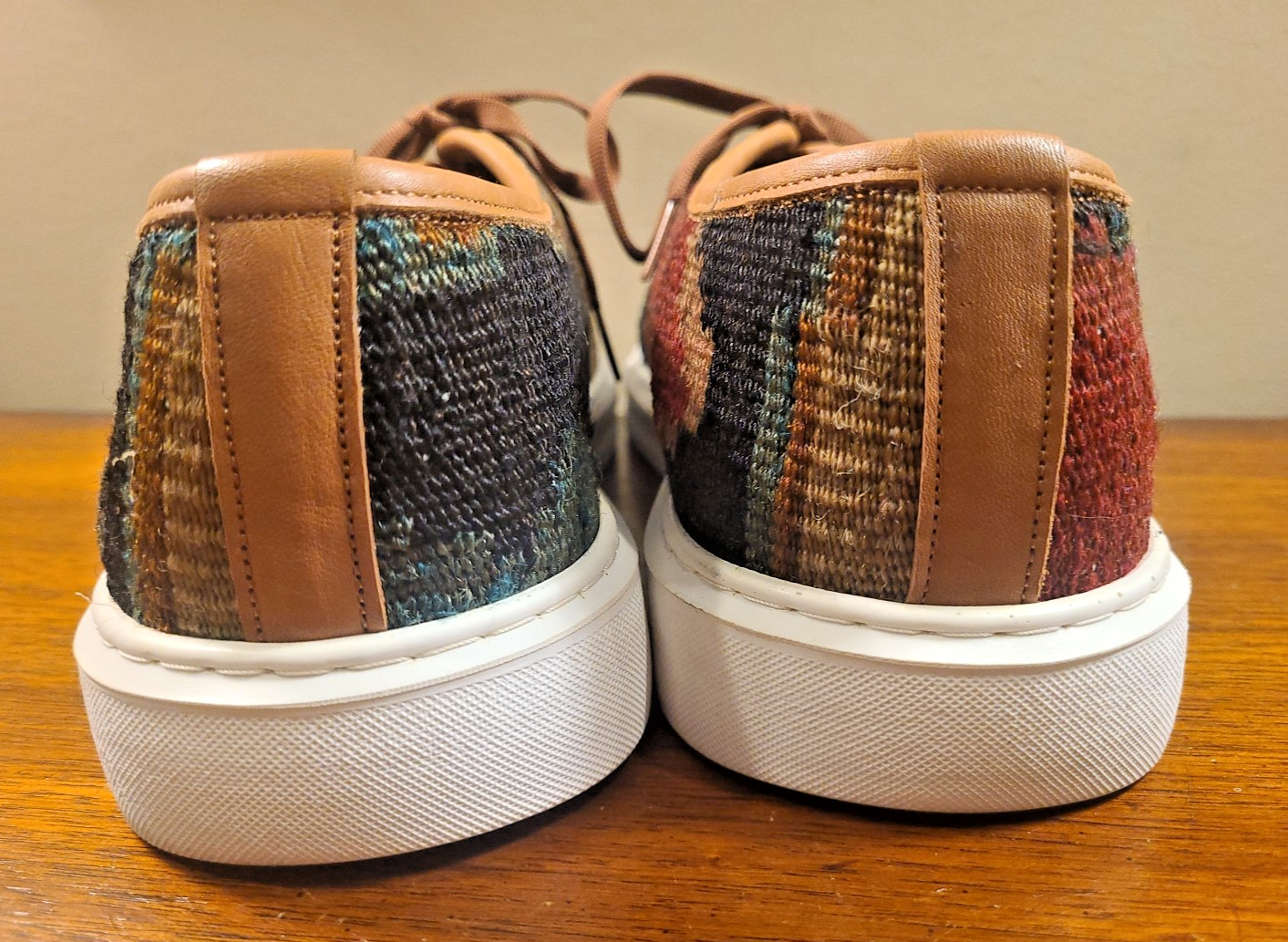 El Rincon De Fehmi Turkish Kilim Converse Size 44 Handmade Lace Up Sneaker thumbnail 7
