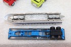3 TOMY Tomica Shinkansen Bullet Train 1/64 Models with Trailers and 2 Trucks — photo 5
