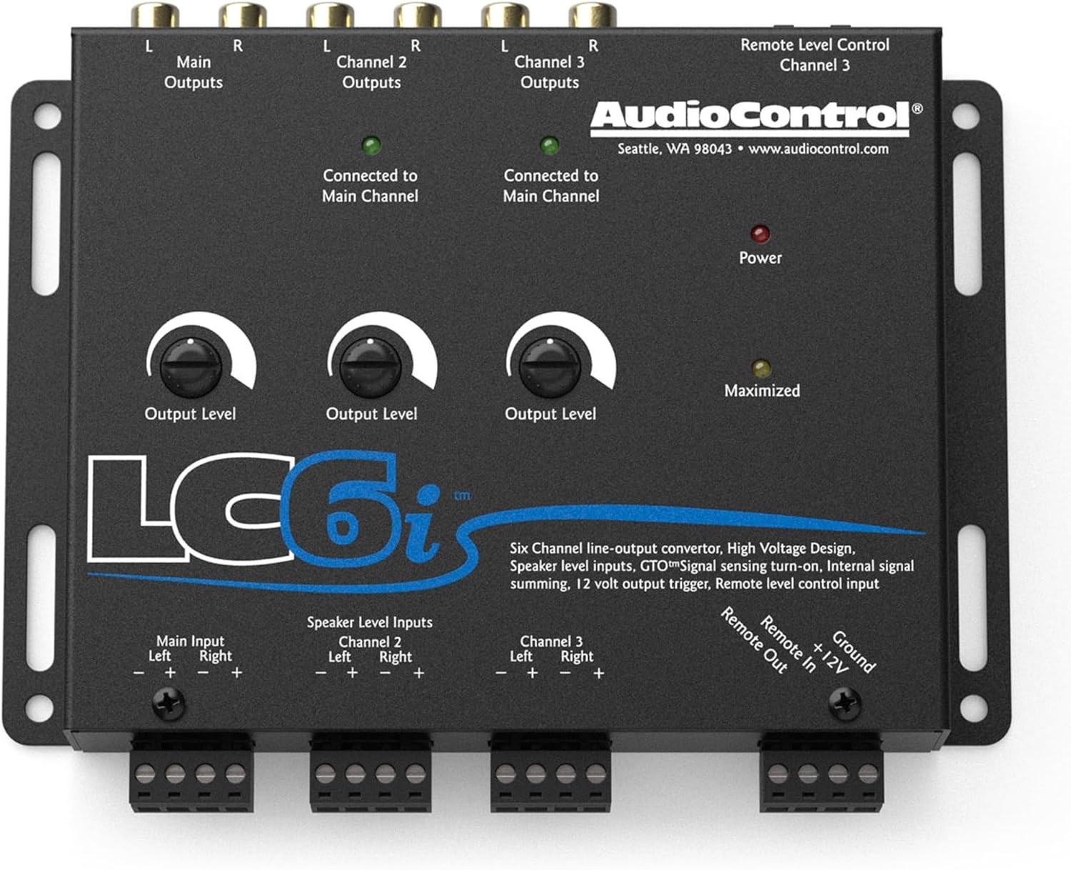 AudioControl LC6i 6-Channel Line Out Converter – Clean Sound & Internal Summing