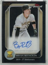 Bryan Reynolds 2025 TOPPS Finest Rookie Cup Anniversary Autographs Black Ref /10