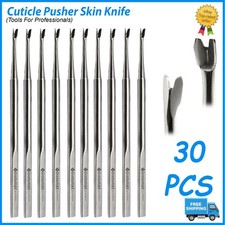 Stainless Steel Cuticle Pusher Skin Knife for Detailed Nail Care Procedures