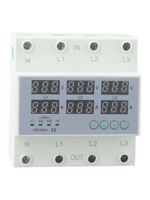 Prevent Damage Adjustable Over and Under Voltage Relay Current Limiter