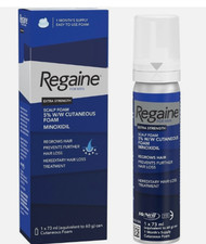 Regaine For Men Hair Extra Strength Regrowth Foam 1 x 73ml-LONG DATE 09.2027