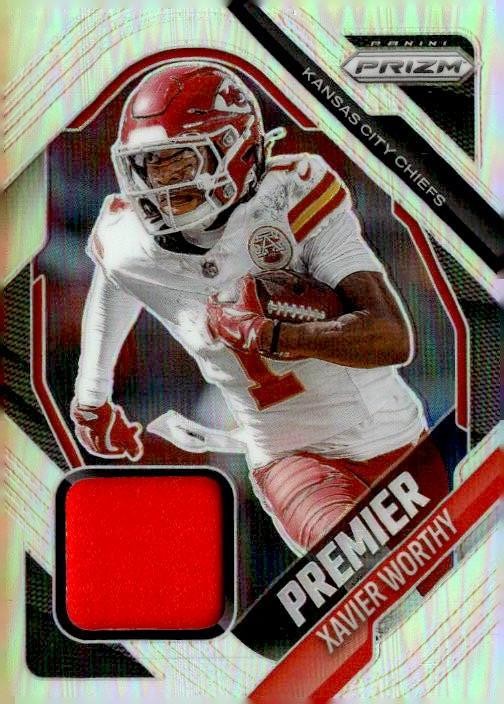 2025 Panini Prizm #PJY-XWY Xavier Worthy Premier Jerseys