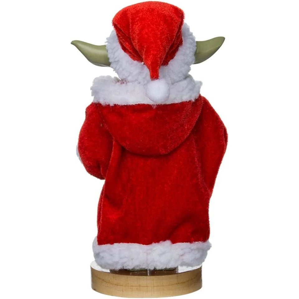 Star Wars Yoda in Santa Robe 10 Inch Christmas Nutcracker Adler SW6151L - Image 2 of 4